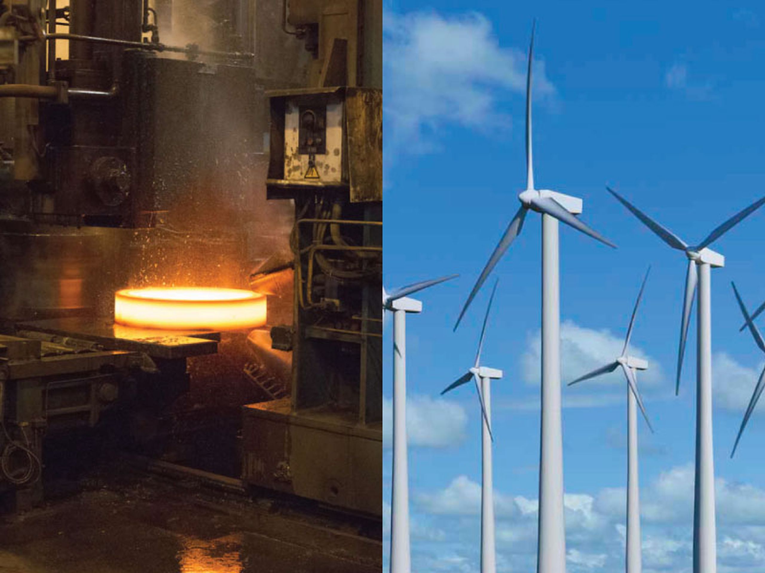 Ring production wind turbine